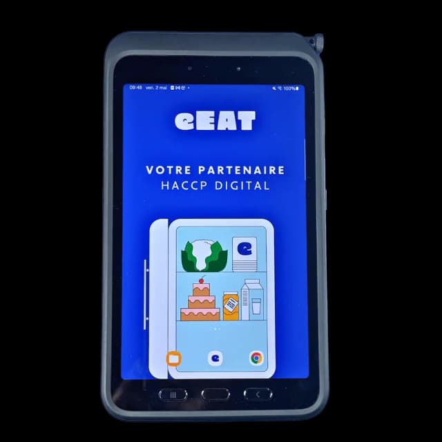 La tablette eEAT pour réaliser les relevés HACCP en toute simplicité