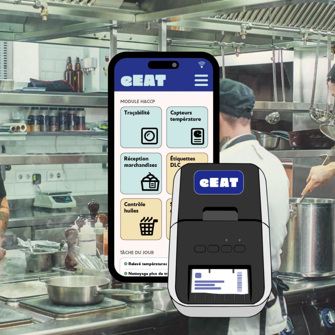 L'application HACCP de eEAT contient tous les types de contrôles réglementaires possibles
