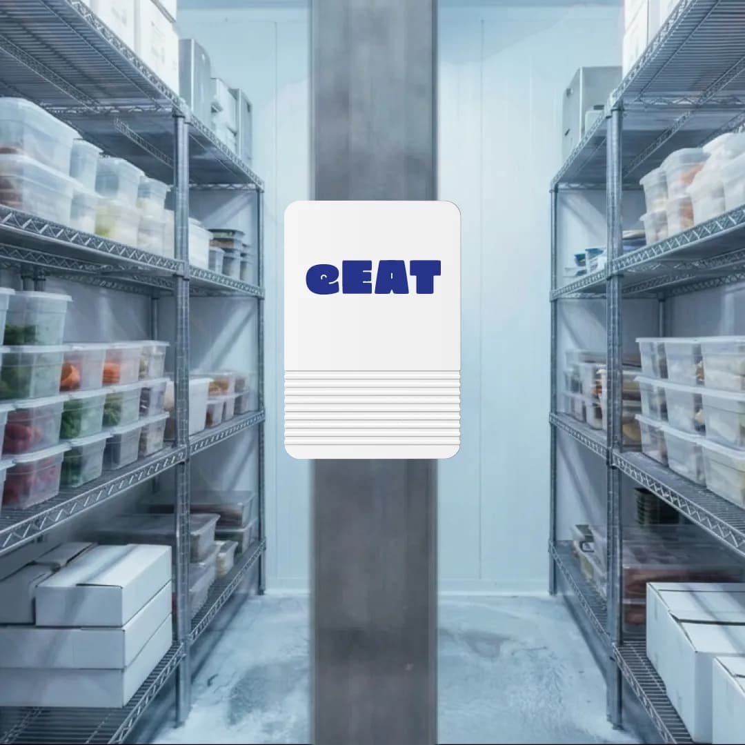 Le capteur de température connecté de eEAT dans une installation froide