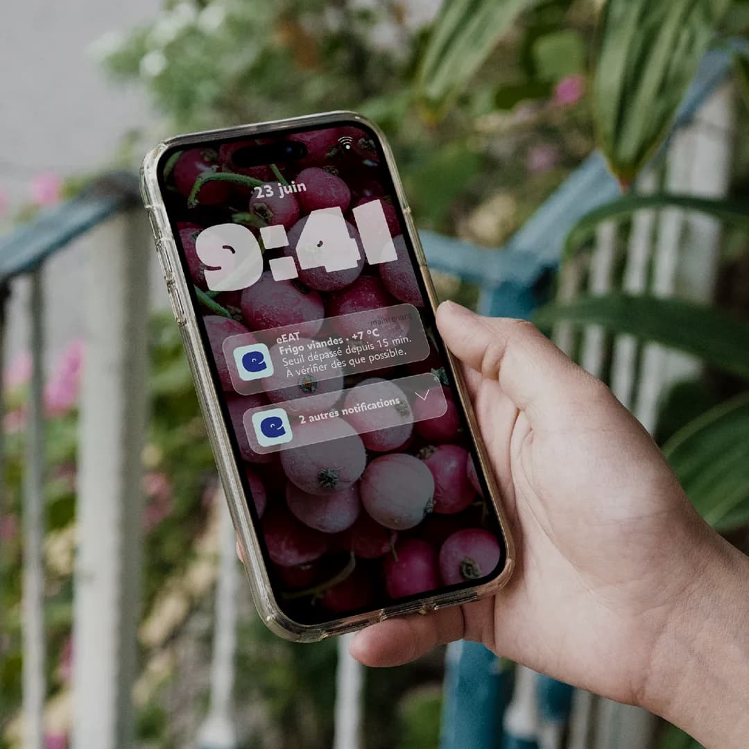 Grâce aux capteurs de température connectés de eEAT vous recevez une alarme en cas de problème